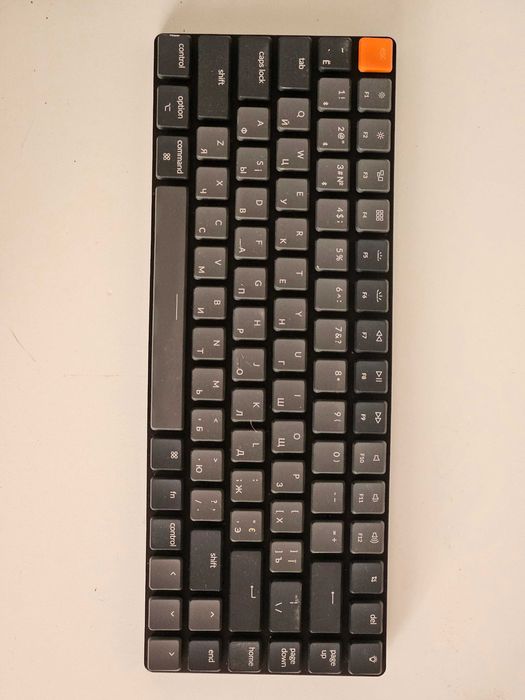 Клавіатура Keychron k3(white backlight) banana yellow swtich