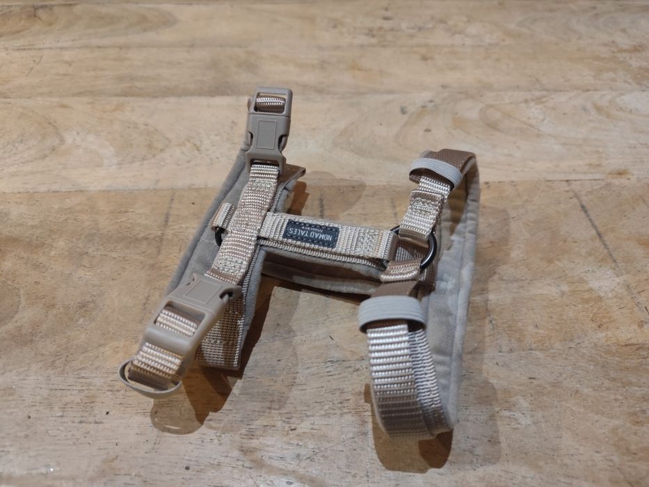 Szelki dla psa Nomad Tales Blush, kolor taupe, rozmiar XS