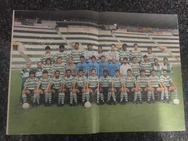 Taça Uefa - Sporting vs Nápoles - Programa Oficial - 89/90 - Maradona