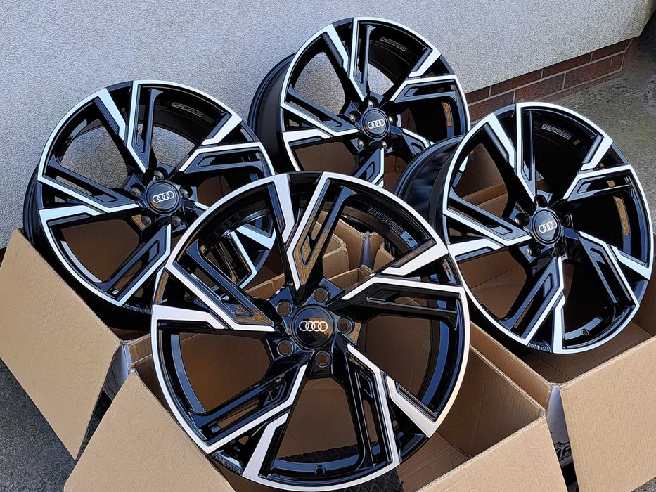 Alufelgi NOWE 18 AUDI 5x112 A3 A4 B7 B8 B9 A6 C6 C7 C8 Q3 CZARNE RS5