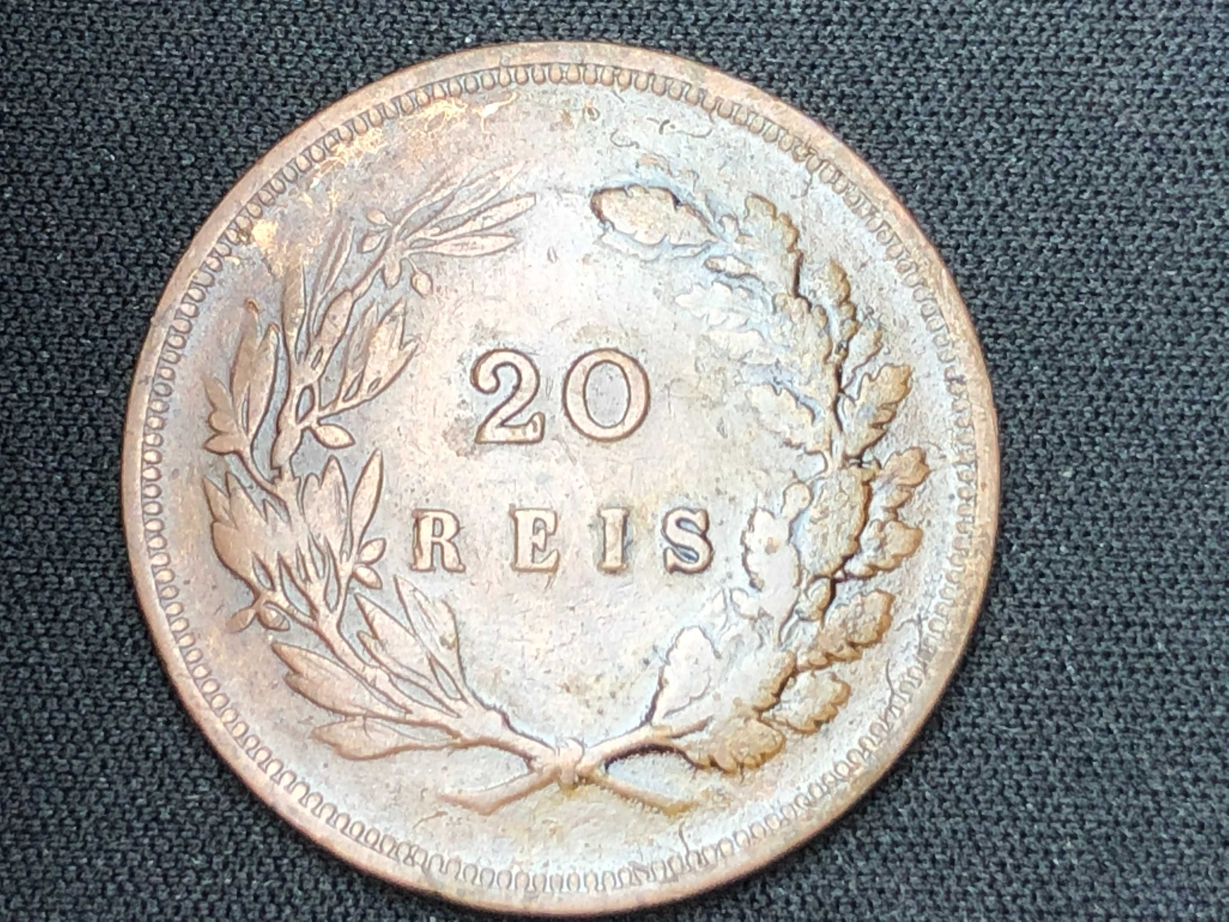 Portugal - 20 Reis Bronze 1892