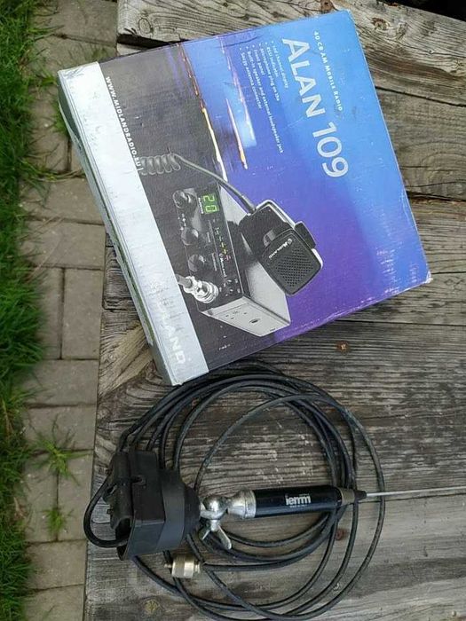 Cb Radio Alan 109 + antena Lemm AT-1700 + megafon