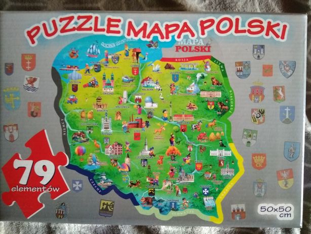 Puzzle Mapa Polski