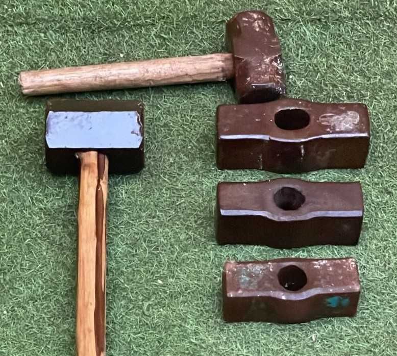 Ferramentas antigas, marretas, coleção