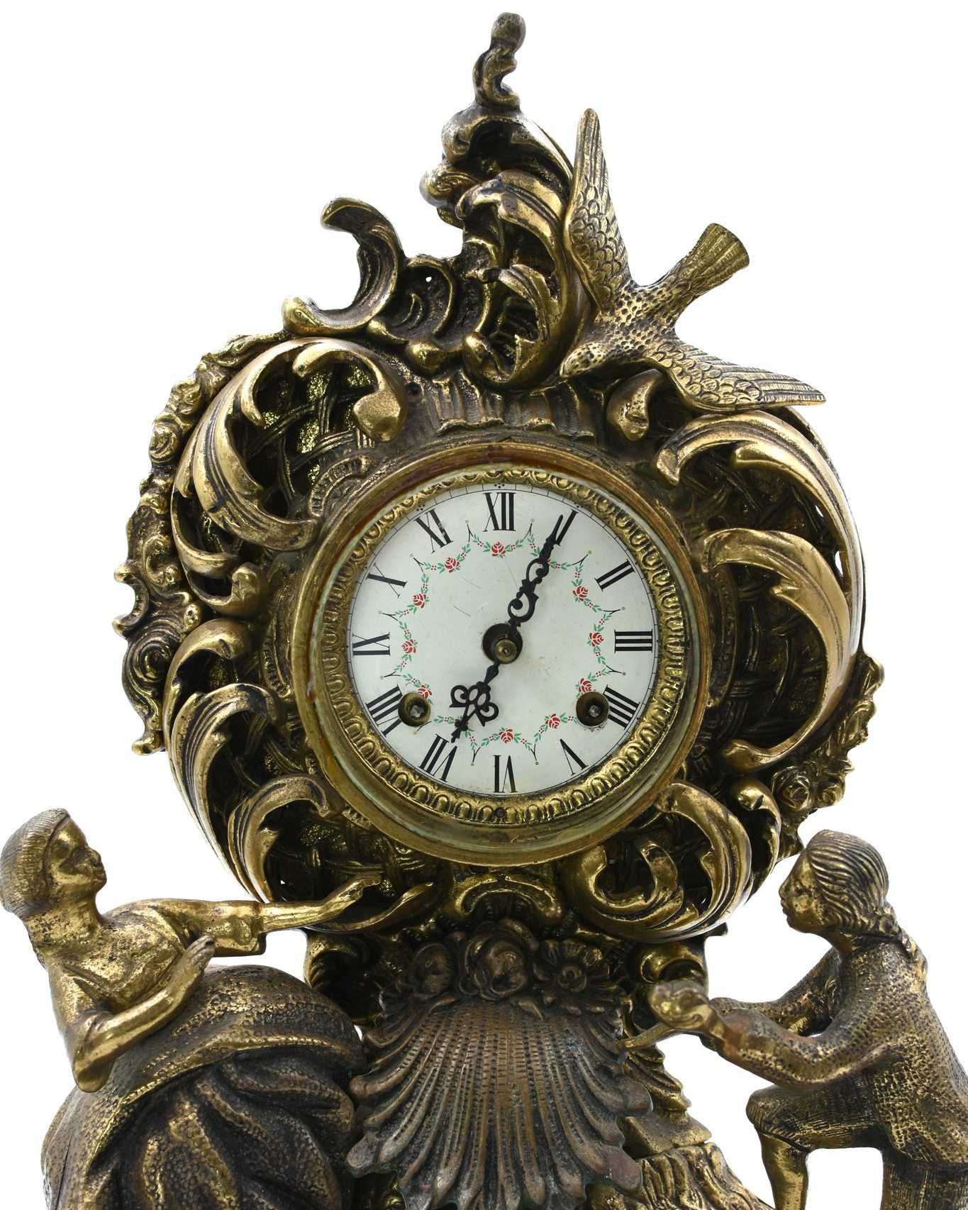 Relógio de mesa em bronze