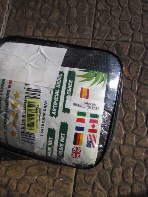 Osłona ogrodzenia, ciemnoszara, wys. 150 cm x 10 metrów