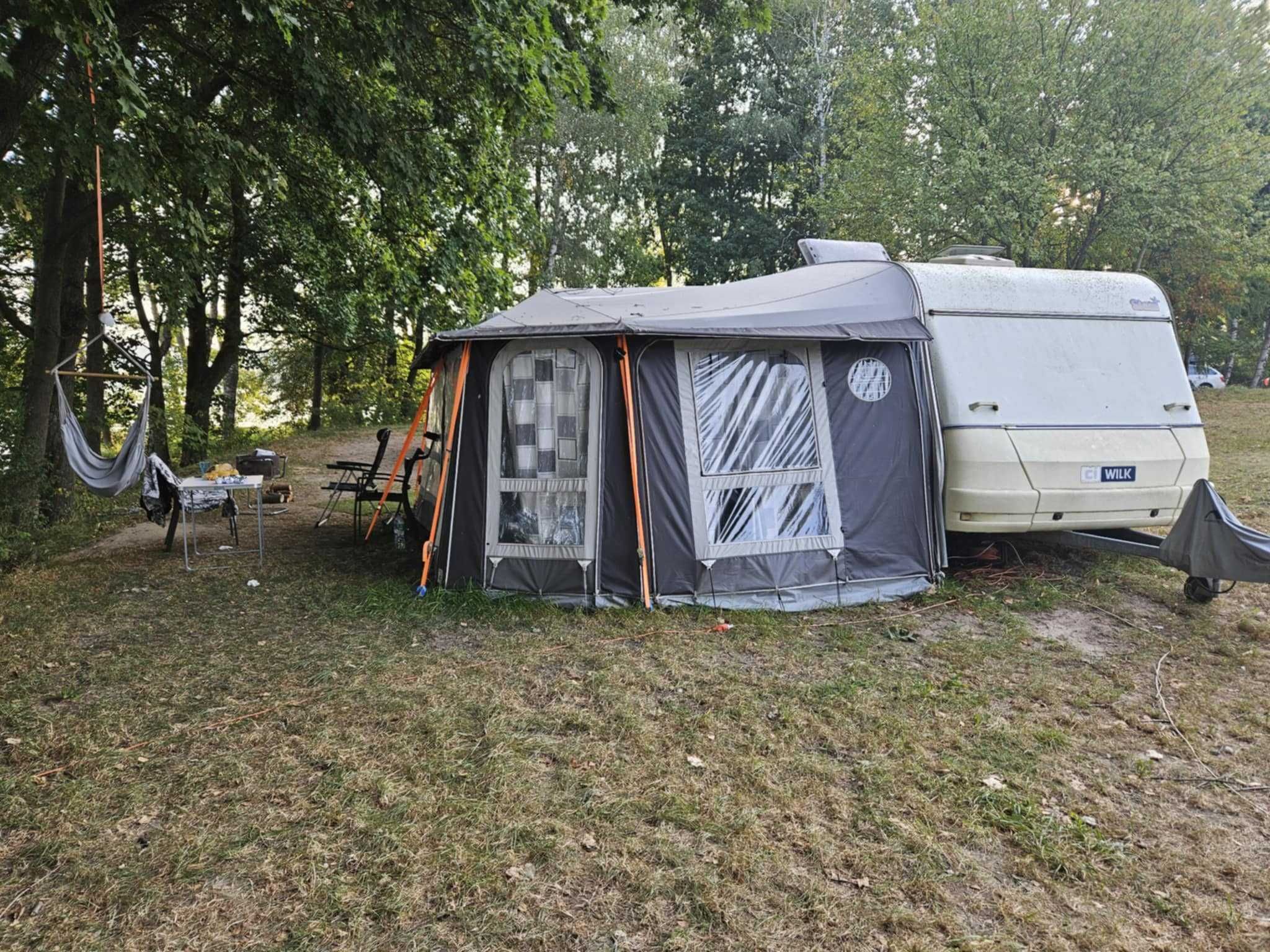 Przyczepa kempingowa duża 6 osób SUCHA ZADBANA