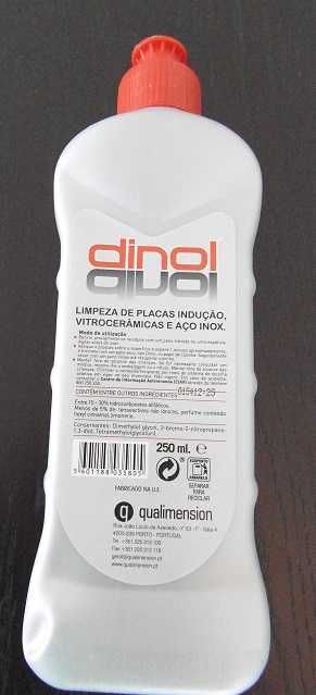 Dinol 250 ml - Placas Indução Vitrocerâmicas e Aço Inox