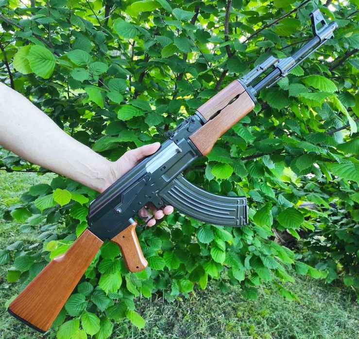 Дитячий автомат Калашнікова АК47 ZM93 Cyma метал на кульках іграшковий