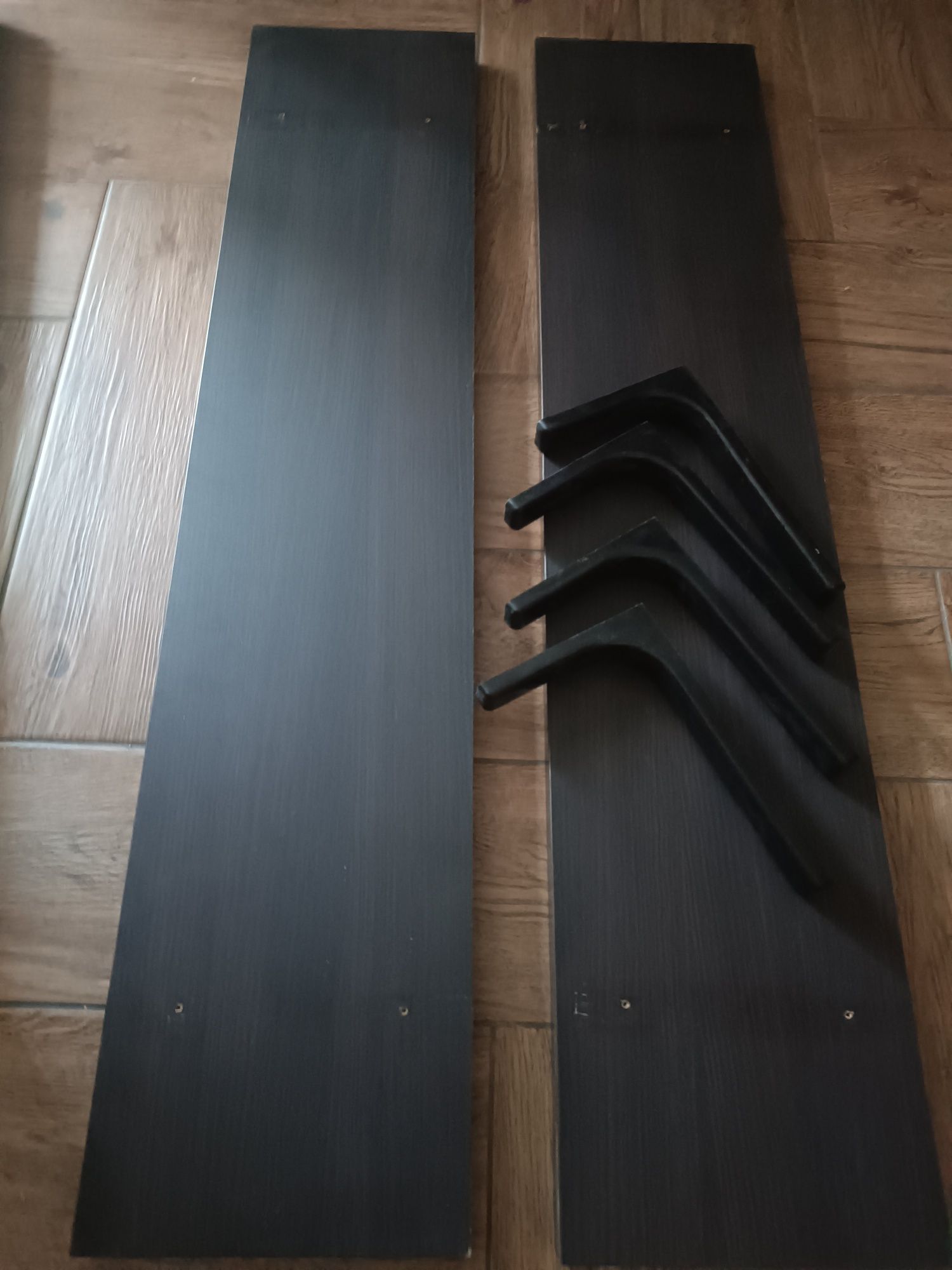 Komplet półek ściennych i półek zamkniętych BRW kolekcja Doors - 4 szt