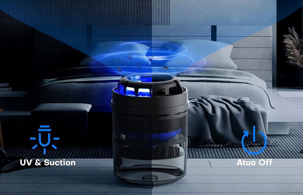 Vegrem Elektryczna pułapka na owady 6w lampa na komary muchy 365 nm Uv