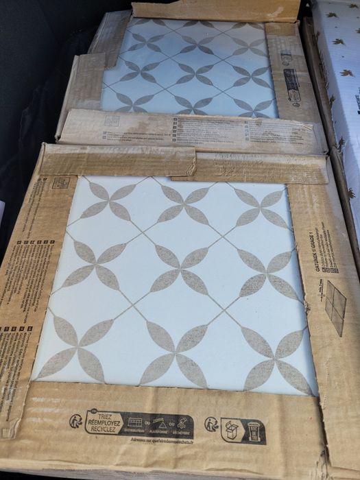 Płytki/ gres gres Komfort patchwork concept clover