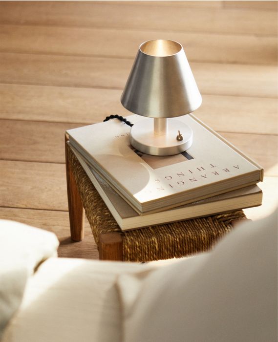 Candeeiro De Mesa Metal Pequeno Zara Home NOVO