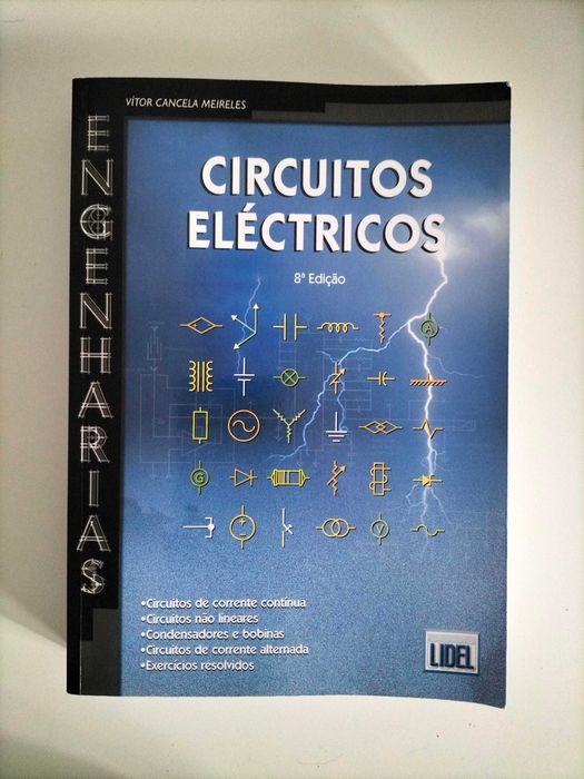 Livro 'Circuitos Eléctricos' - Vítor Meireles - 8.ª edição