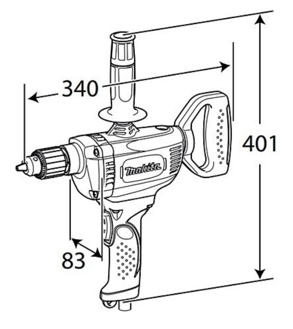 Миксер-дрель Makita DS 4011