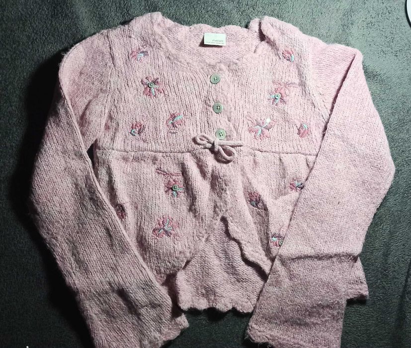 Śliczny sweterek NEXT dla dziewczynki 140 cm