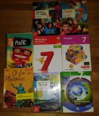 Livros escolares 7º ano