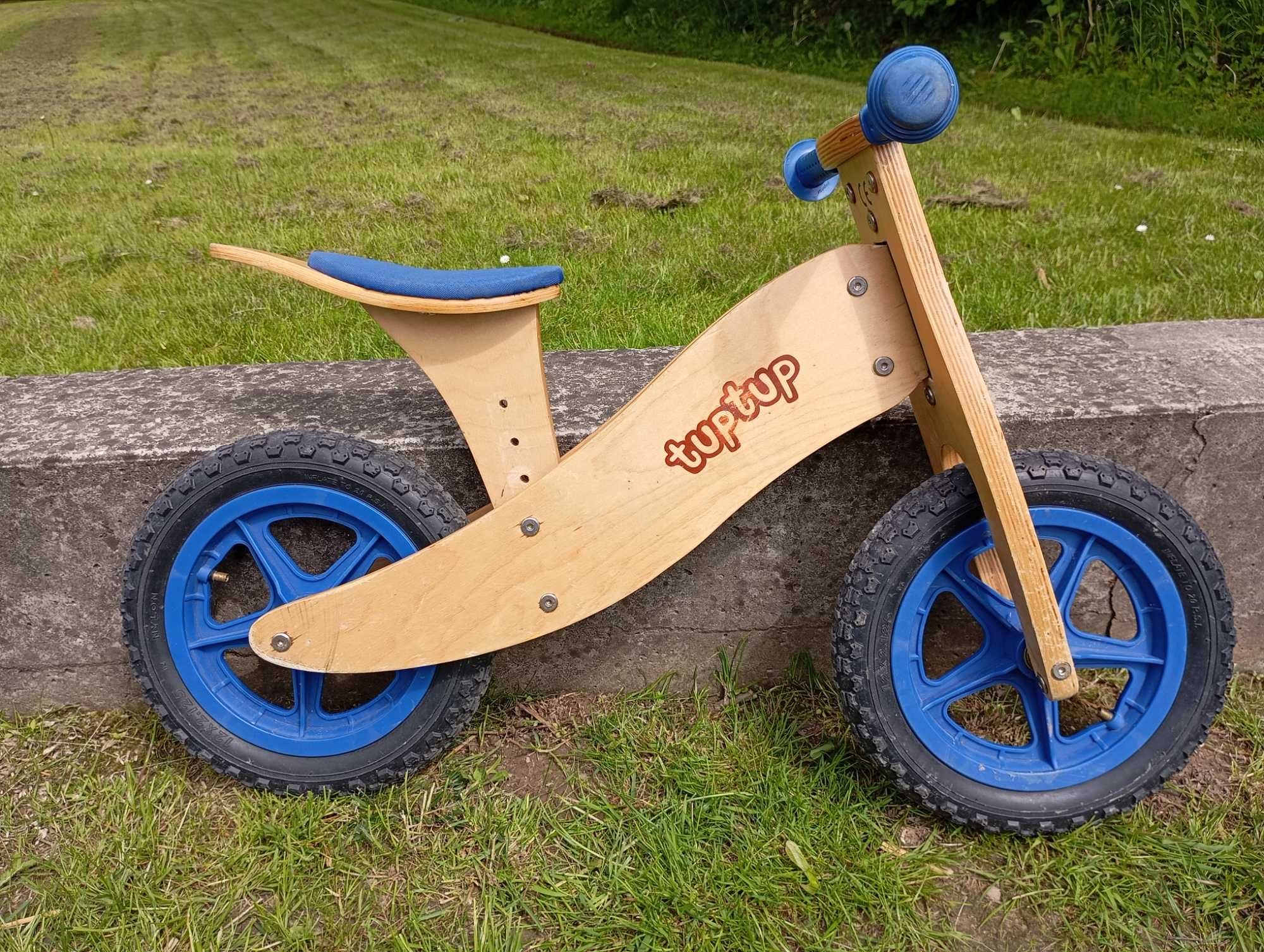 Rowerek biegowy drewniany