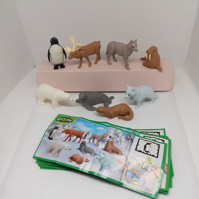 Полярні тварини, Африканські тварини, тварини півдня, Кіндер натунс