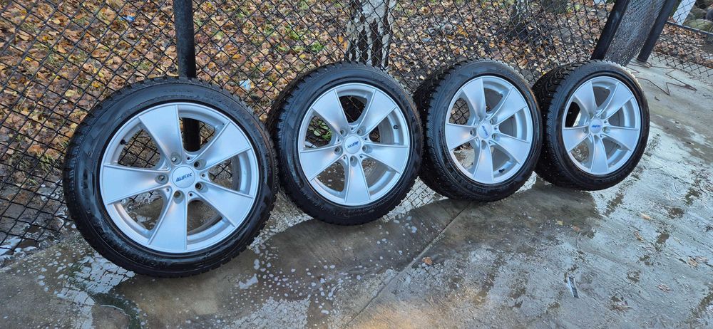 Koła zimowe et34 8J 225/50r17 5x120 oc 72.5mm Alutec