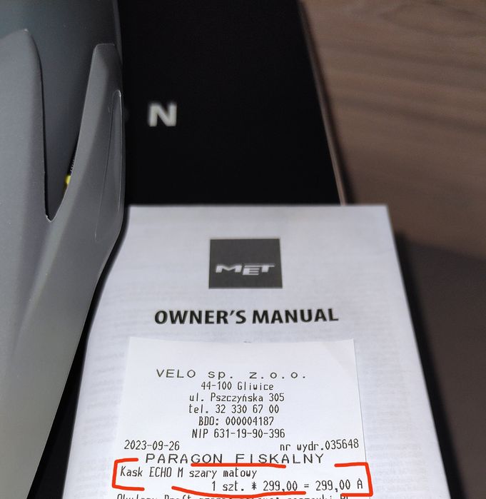 Kask Met Echo rozmiar S/M (52/57) NOWY