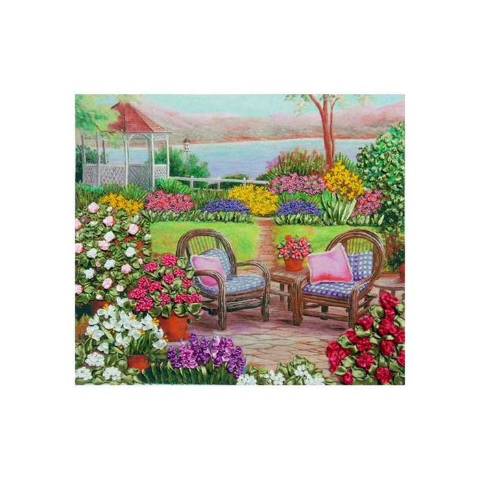 Набір для вишивання стрічками Марічка Квітучий сад