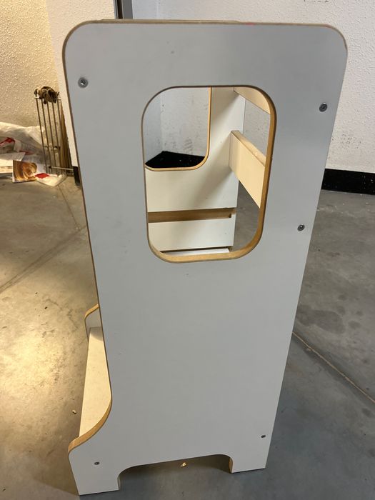 Kitchen helper baby wood biały