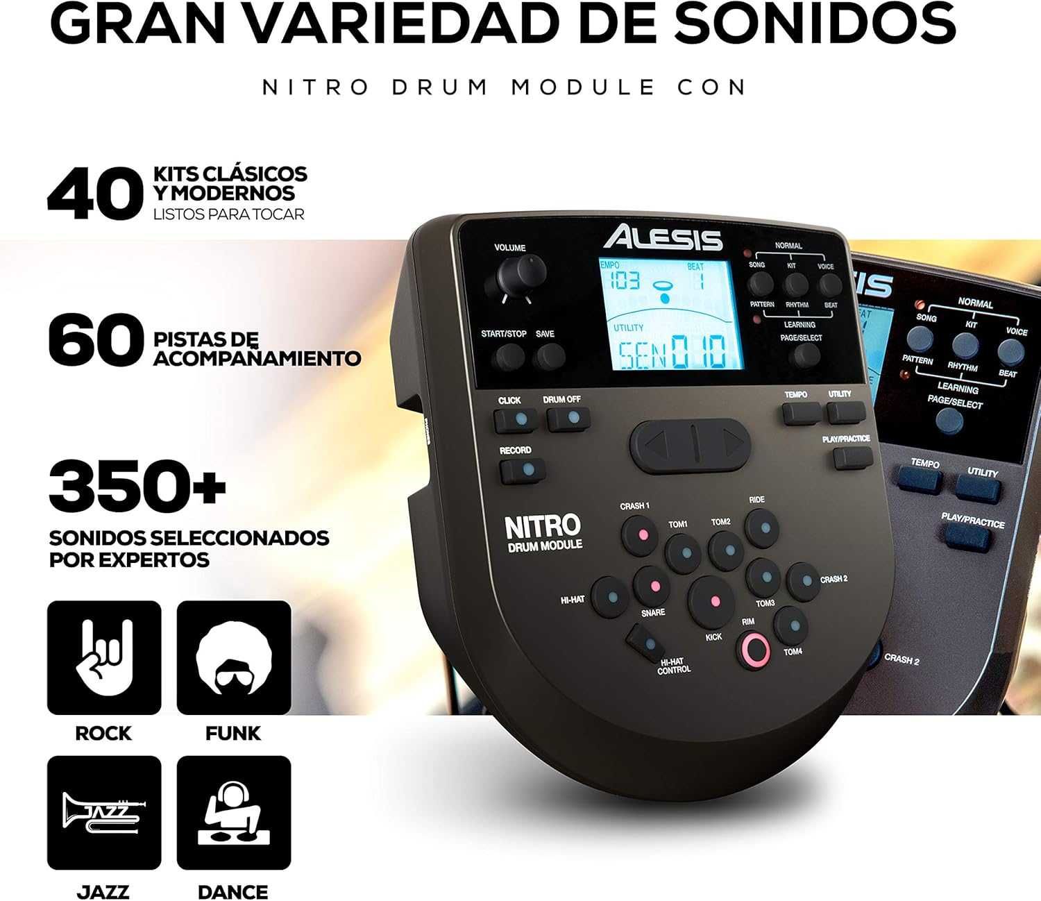 Alesis Drums Nitro Mesh Kit Bateria eletrónica