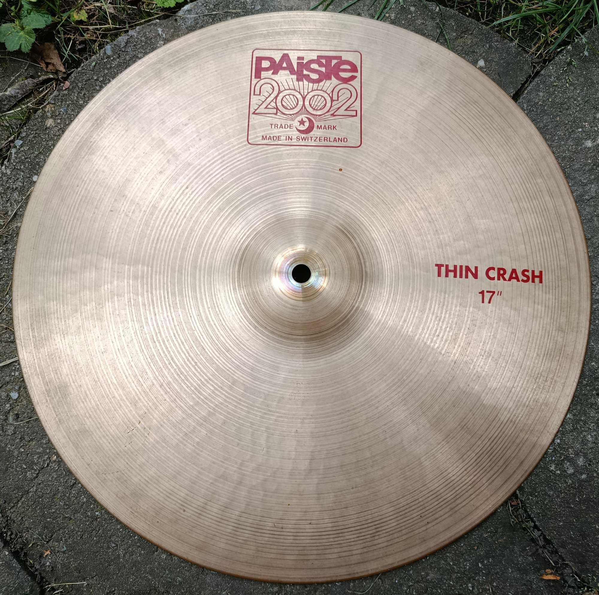 Paiste 2002 thin crash 17