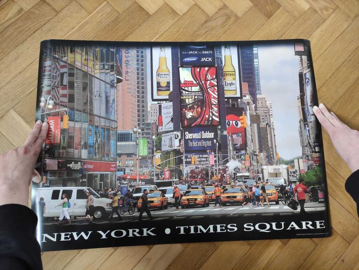 Plakat USA Nowy Jork New York00s y2k times square