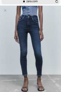 Nowe ZARA Skinny wysoki stan spodnie damskie jeansy 36