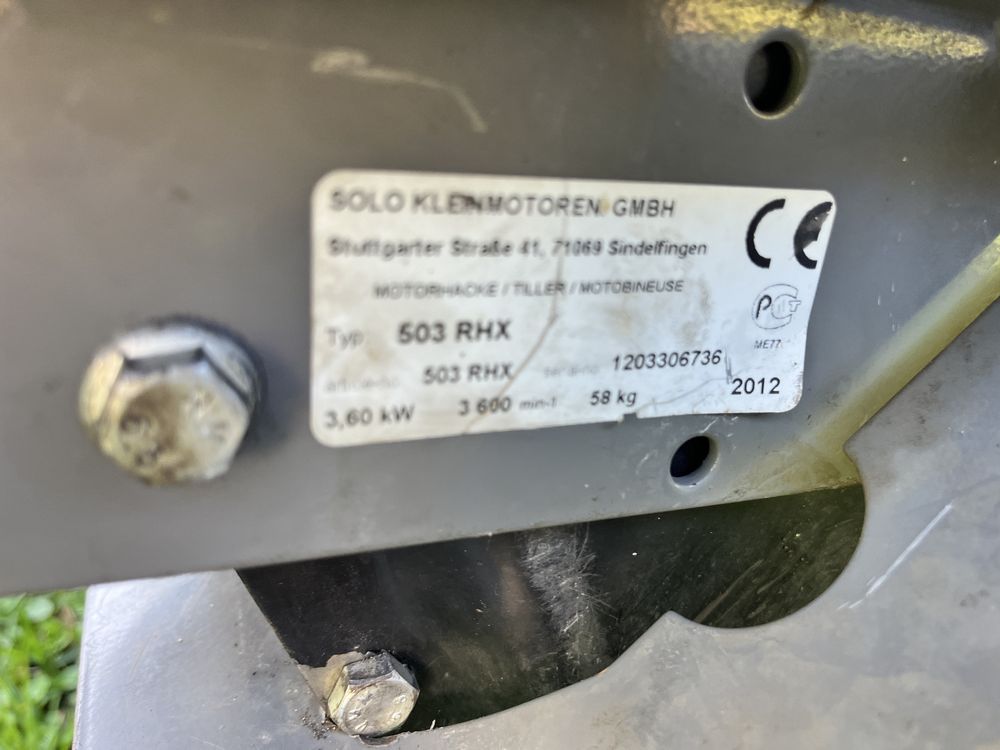Glebogryzarka spalinowa Solo Honda 2 biegi