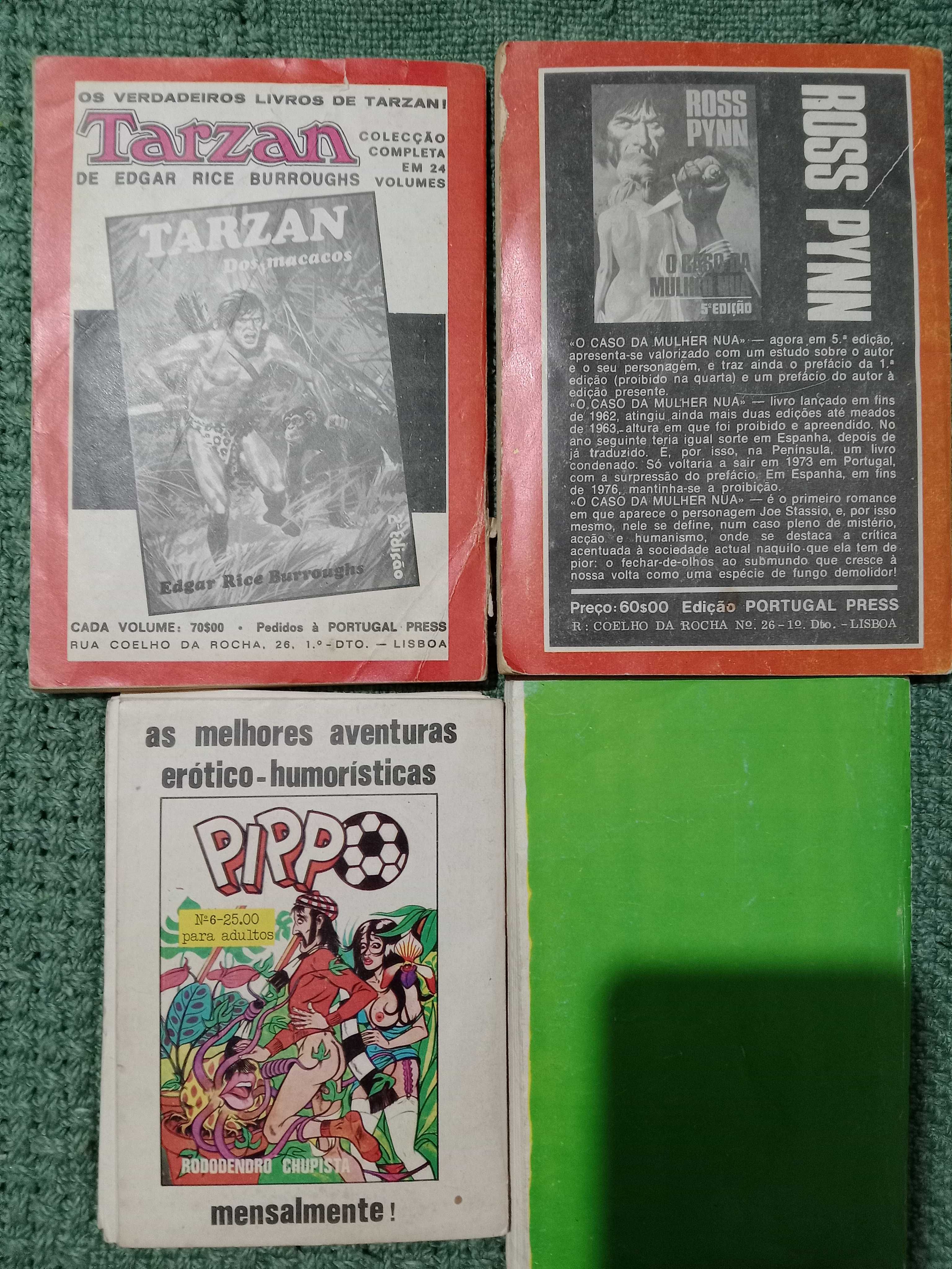 4 livros BD erótica antiga para adultos