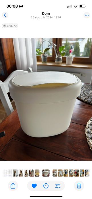 IKEA ONSKLIG Kosz na pampersy doczepiany do lozeczka dzieciecego