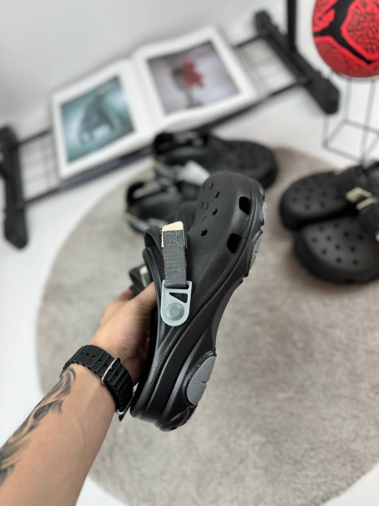 ОРИГІНАЛ Crocs All-Terrain всі розміри! 42 Чорні крокси, сірі крокси