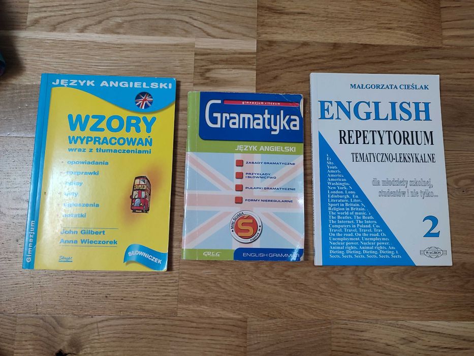 Zestaw książek do nauki angielskiego