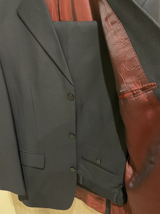 Чоловічий чорний брючний костюм Voronin