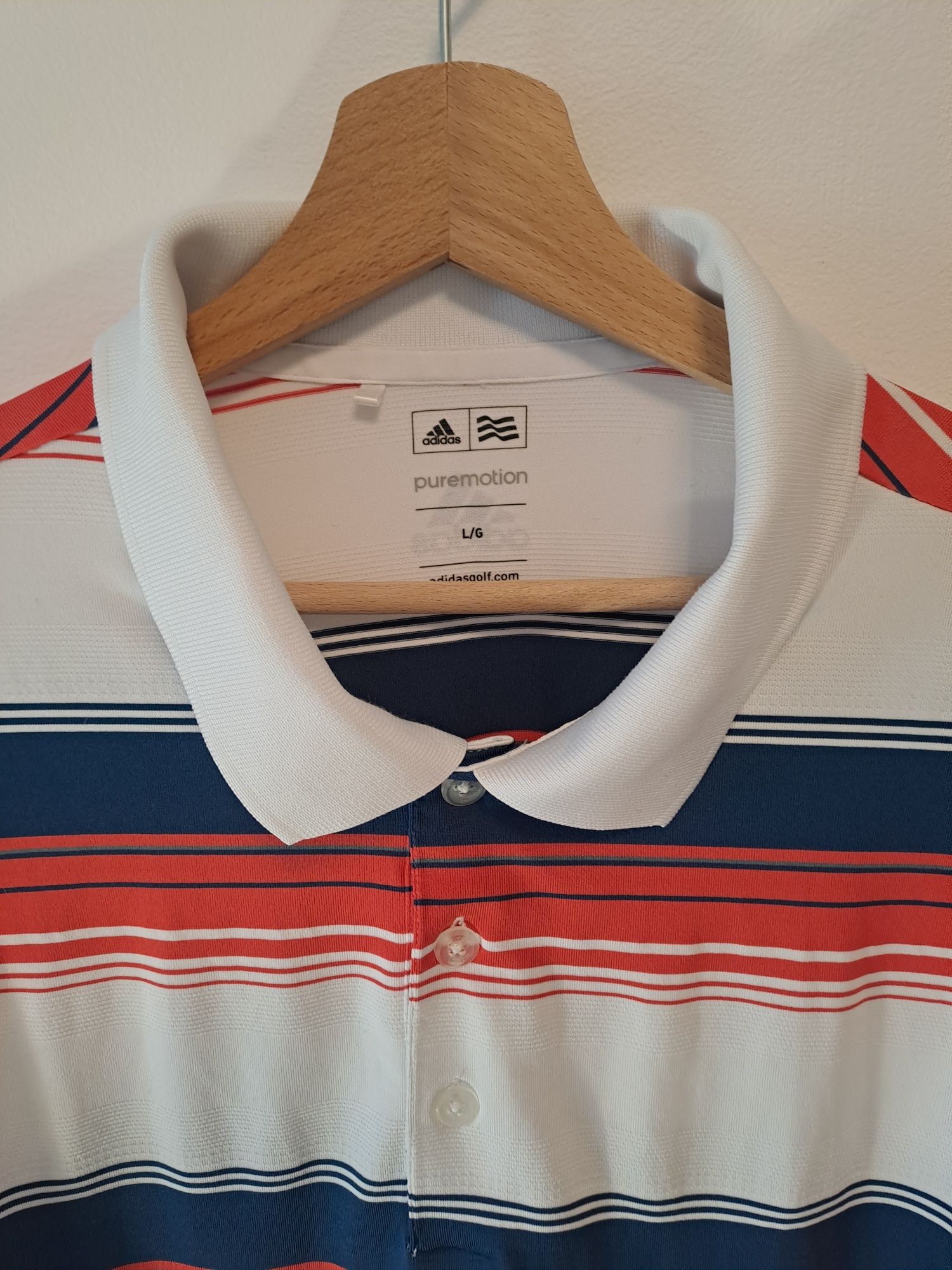 Męska koszulka t-shirt polo Adidas golf polówka r.L