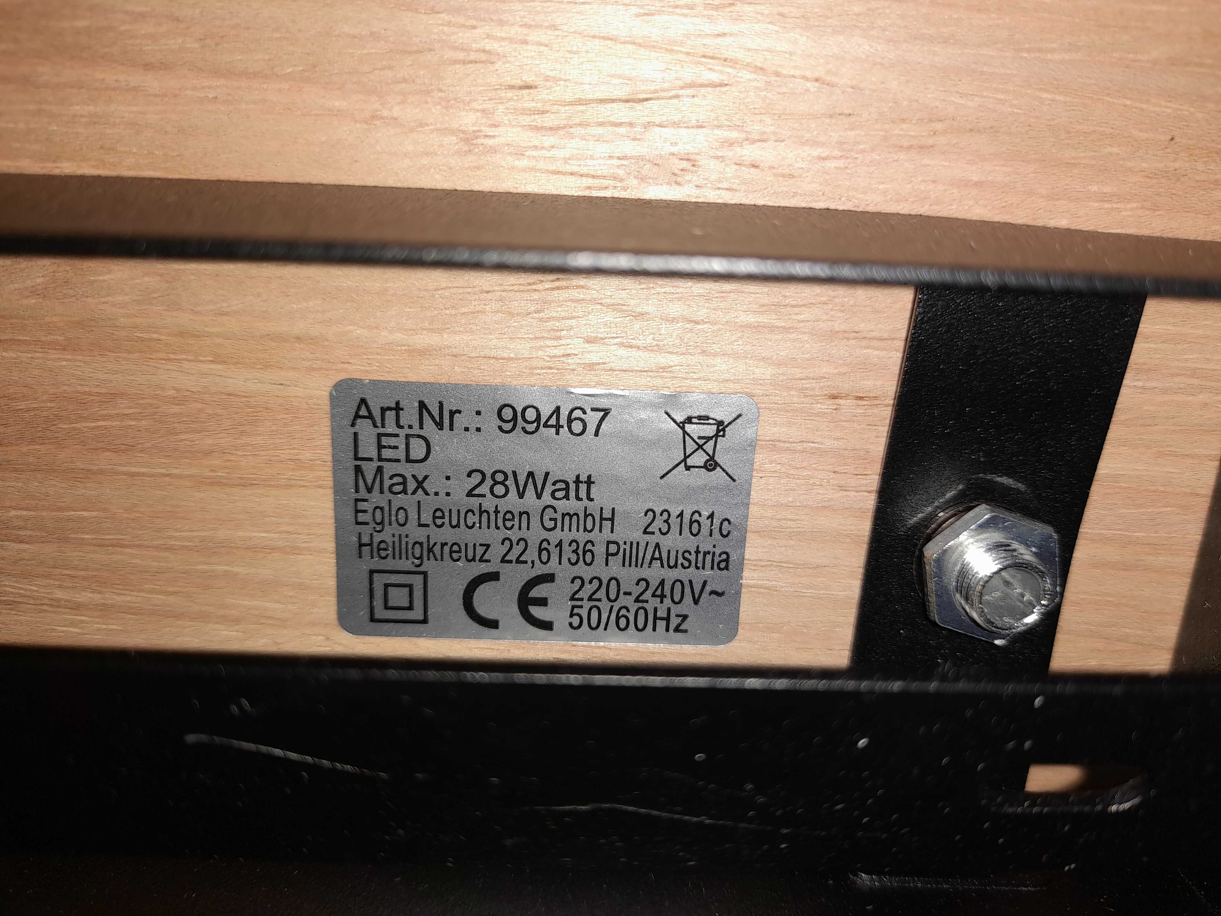 Eglo - LED Plafon LED/12W/230V  40 x 78 cm