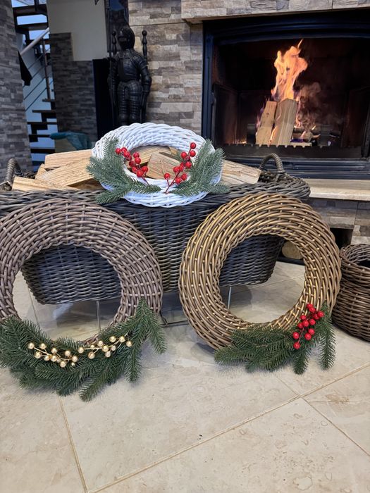 Дровниця,кашпо.вироби з якісного штучного ротангу.