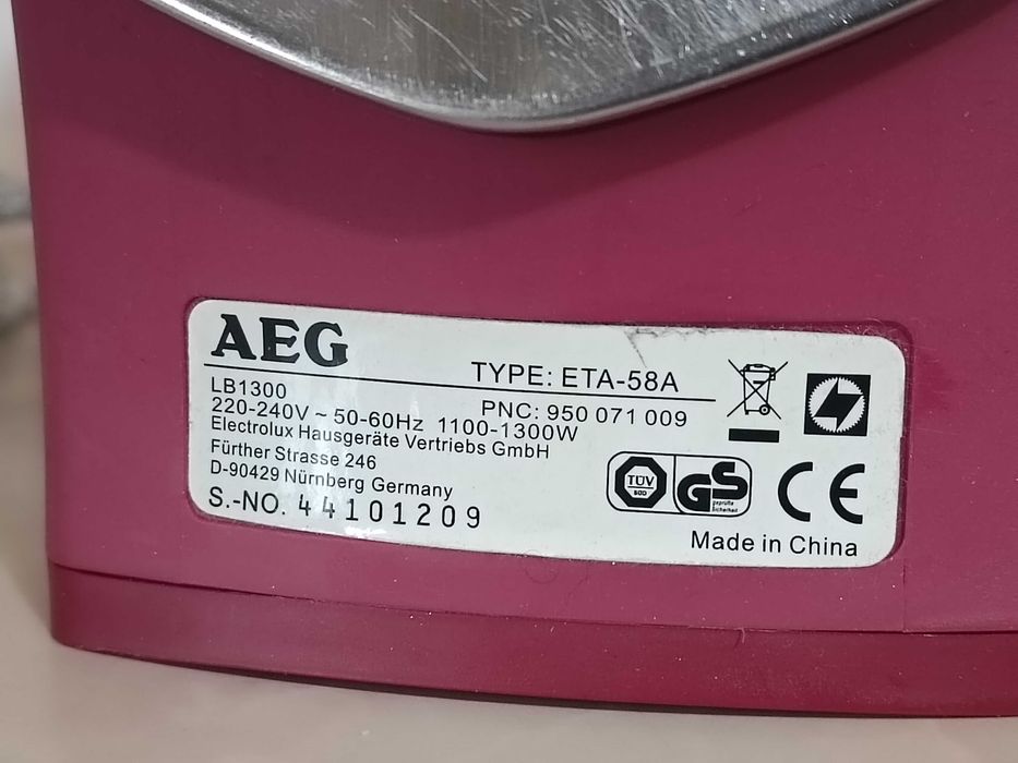 Утюг AEG ETA-58A