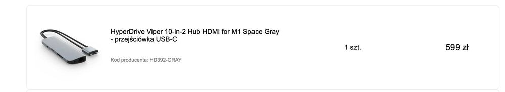 Hub 2x USB-C HyperDrive Viper 10-in-2 Hub HDMI