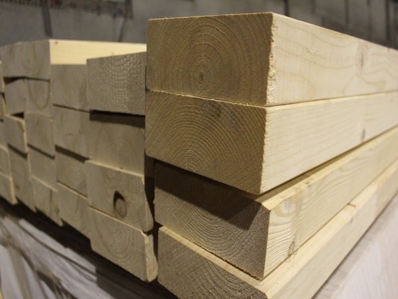 Belka drewniana 80x180, suszona i strugana. Śląsk.