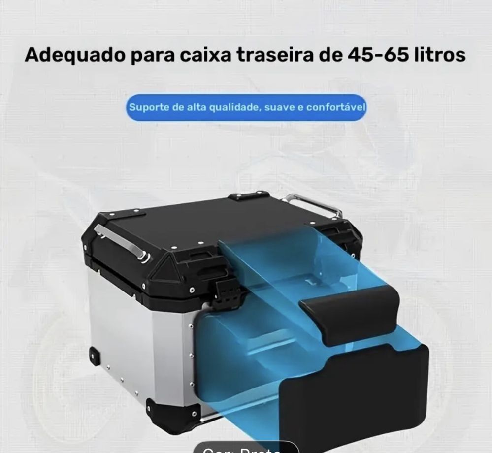 Encosto Top case de moto