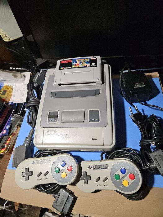 Super Nintendo em bom estado