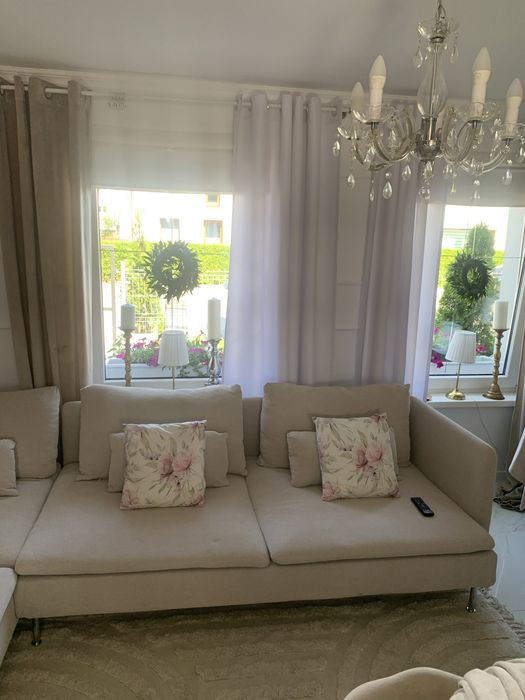 Sofa shoderman jasny bez bardzo wygodna