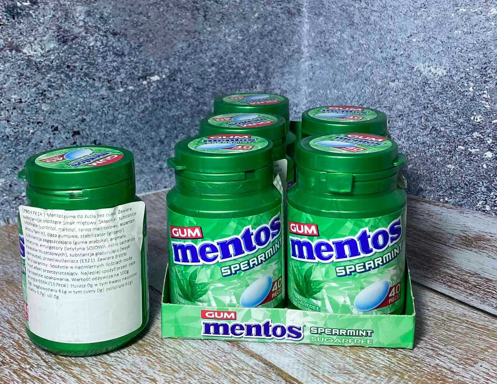 Жувальна гумка Mentos (без цукру)2 смаки
40 шт. в баночці