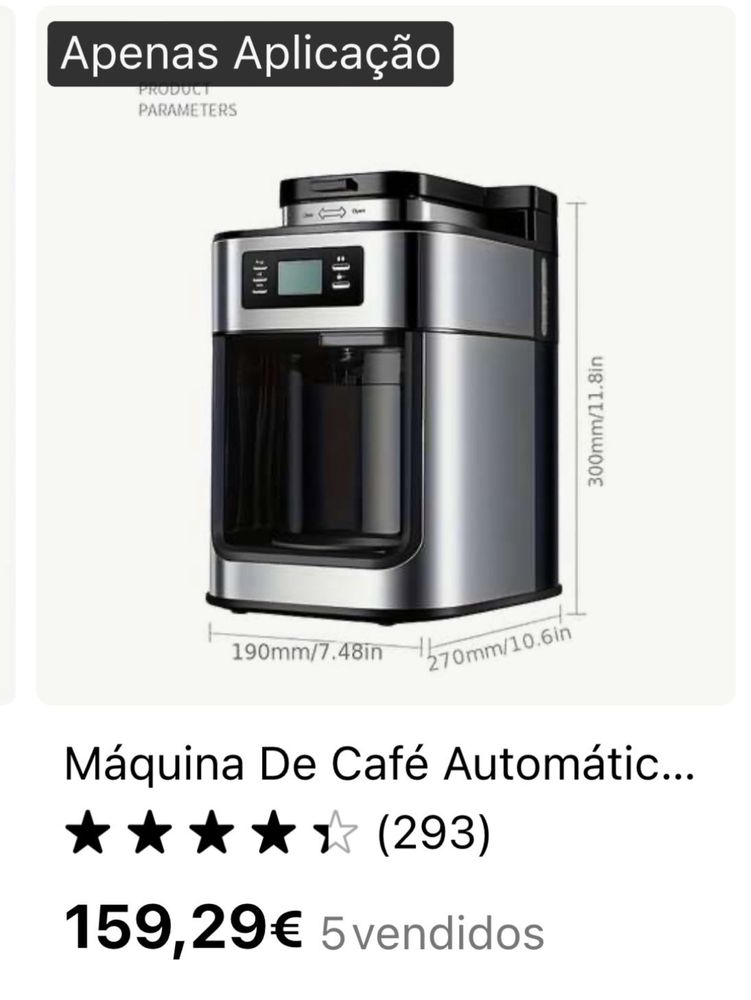 Cafeteira Hoffen - Nova na Embalagem, Desconto Irresistível!!