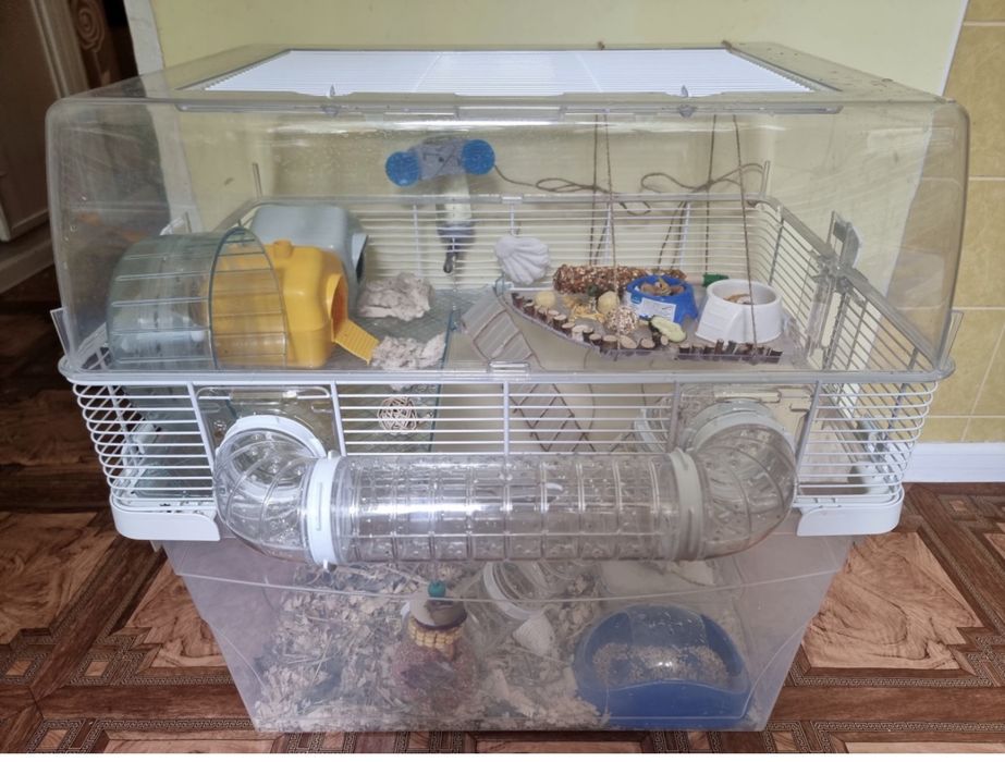 Клітка для хом'яків та гризунів