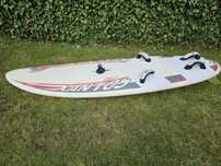 Zestaw do windsurfingu Deska F2 XANTOS 124, zagle, finy, maszty, etc.